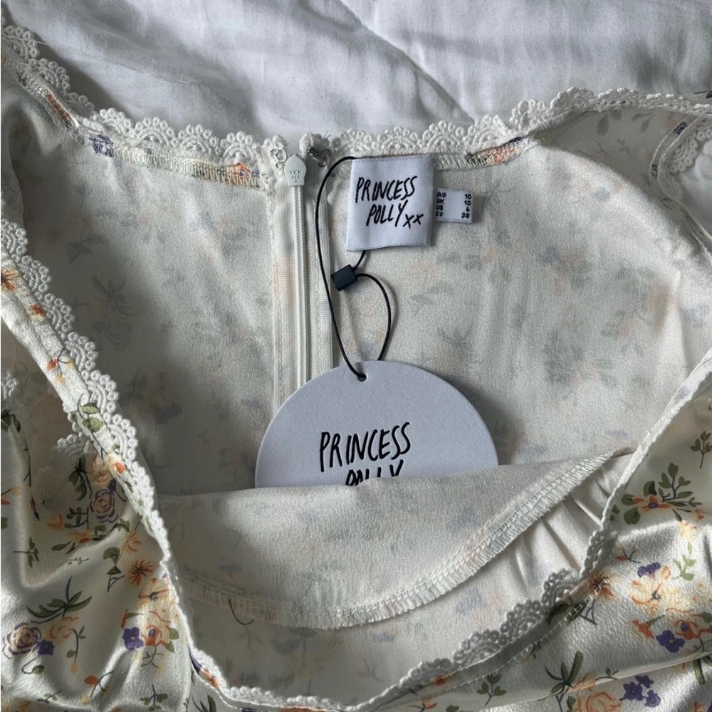 NWT satin princess polly mini dress - Picture 2 of 2